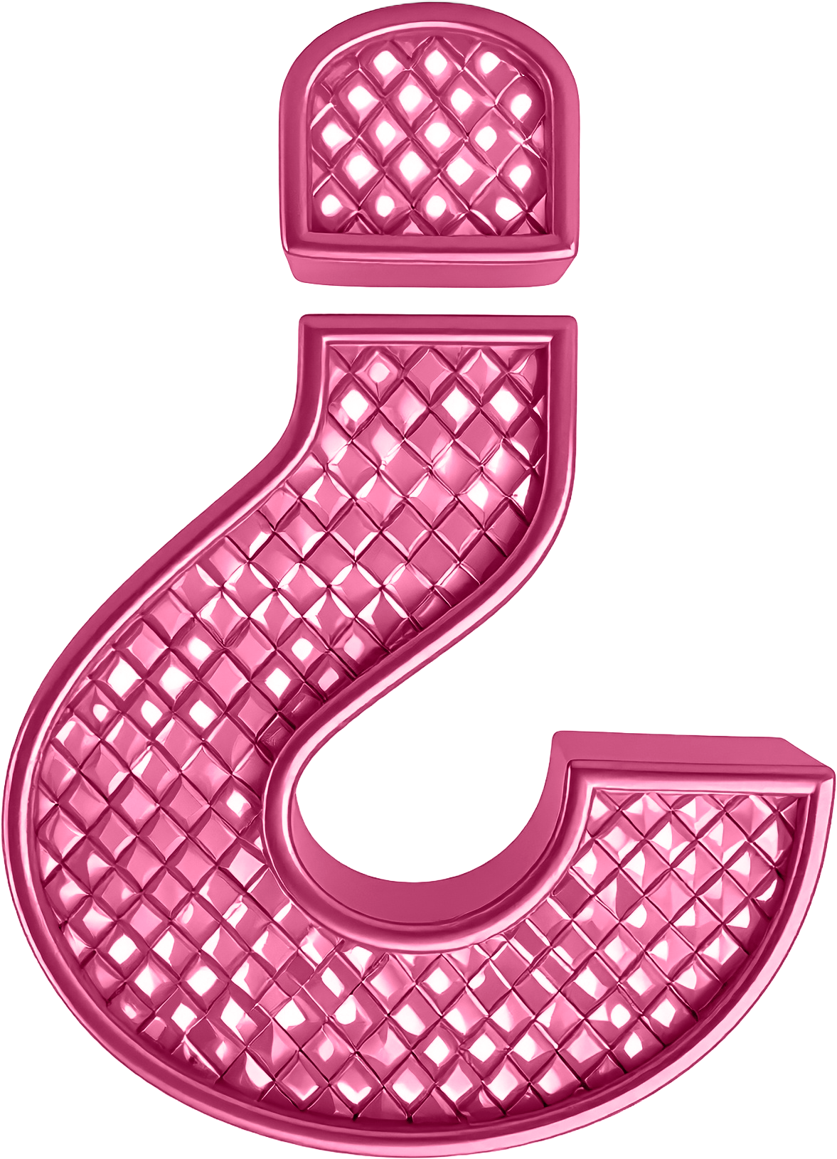 Large pink diamond icon on left